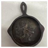 Miniature cast-iron skillet with bowler