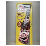 Pepsi-Cola newer sign-can be shipped however