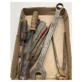 Blacksmith tools and wrench