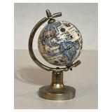 Miniature world globe