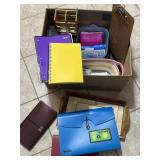 Notebook paper clipboard file folder lot