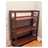 Three shelf fold up bookcase