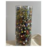 Large glass of marbles-will ship marbles only