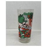 Bugs Bunny and Elmer Fudd character glass