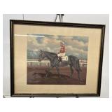 Native dancer 21"x 17" framed print 1954