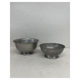 Pewter bowls