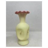 Fenton Burmese vase