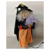 Halloween animated witch 20 inches tall