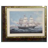 Framed print of ship