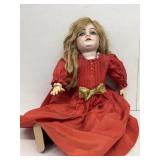 Porcelain face doll-can ship but may be upcharge f