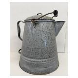 Granite ware coffee pot large