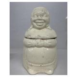 Aunt Jemima Cookie Jar, rough inside