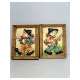 Hummel figurine wall hangings