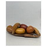 Wooden fruit