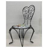 Doll size metal chair