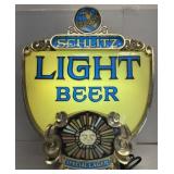 Schlitz light beer light up sign