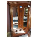 3 pc Knock Down Wardrobe Cabinet