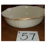 Vintage Pickard Large Oval Bowl 11 ½" wide