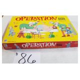 1999 Hasbro Operation Game, missing 4 bones