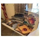 Technics Turn Table, Vintage Record  Albums