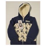 NEW Marvel Plush Zip Up Hoodies Kids 3T