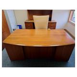 Executive Bow Front Desk, JOFCO Desk Chair