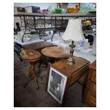 Parlor Table & Other Tables, Wall Art, Lamp