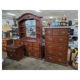 3 Pc Dresser Set: Long Dresser, Tall Dresser