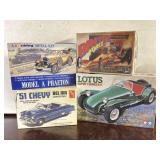 Vintage Car Models: Brute Force, Bel Air, Lotus