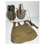 German WW2 Bread Bag & Canteens