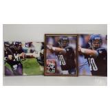 3 Zak Kustok signed 8 x 10 Photos, COA