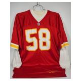 1971 Jack Rudnay Kansas City Chiefs #58 NFL Jersey