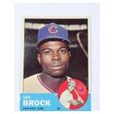 Lou Brock 1963 Topps #472 Baseball Card