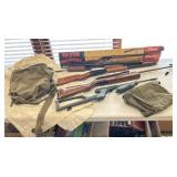 Daisy Red Ryder BB Gun, Crosman, US Military Bags