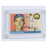 Baseball Cards: 1955 Al Kline, 7 Harlod Baines