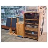 Stereo Cabinet, Marantz Turntable & Tape Deck