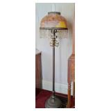 Reverse Painted Floor Lamp