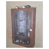 Wall Display Cabinet & Miniature Figures