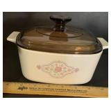 CORNING WARE 1 QUART CASSAROLE DISH W/LID