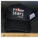 BALL CAP-POKER STARS.NET-ADJUSTABLE/NEW