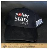 BALL CAP-POKER STARS.NET-ADJUSTABLE/NEW