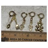 LADIES JEWELRY-CLIP ON CHARMS/ASSORTED