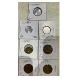 (7)JAPAN "YEN" COINS-(3)10 / (1)5 / (3)1