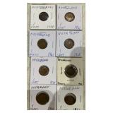 (8)NETHERLANDS "CENT" COINS-(5)1 / (3)5 ***