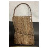 HOME/PORCH DECOR-WALL BASKET/POUCH W/HANDLE