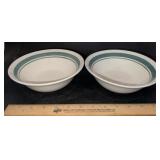 (2)SERVING BOWLS