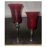 GLASS STEMWARE-GRADUATED IN HEIGHT