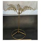 METAL JEWELRY DISPLAY-APPPROX. 15" TALL