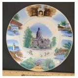 SOUVENIR PLATE-COVERED BRIDGES/ROCKVILLE, INDIANA