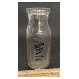 HALF PINT GLASS DAIRY BOTTLE-SULLIVAN DAIRY